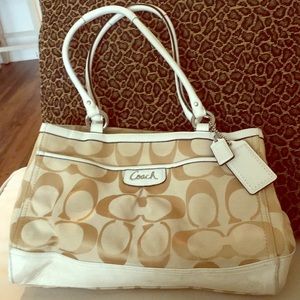 Gently used Coach tote